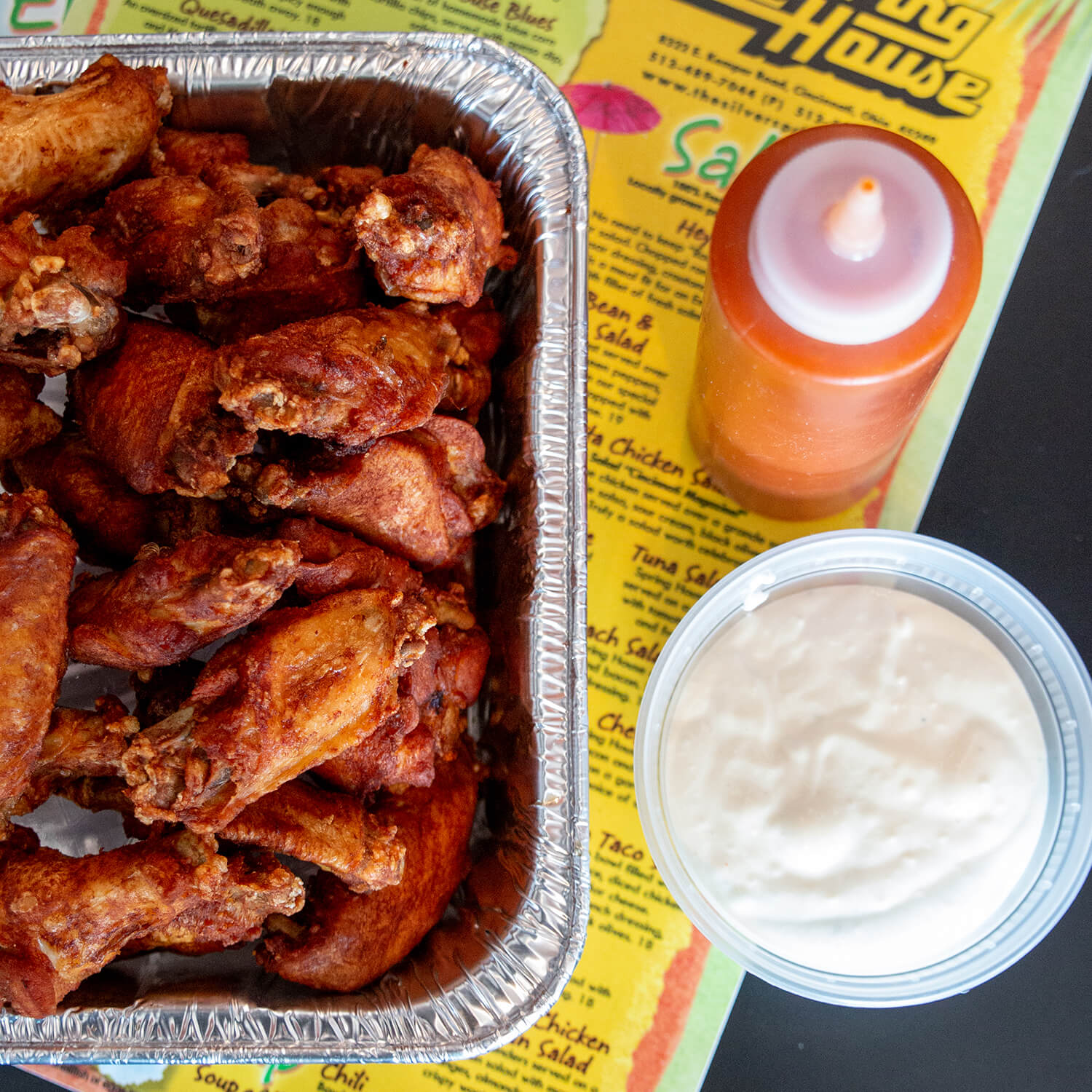 Menus The Silver Spring House